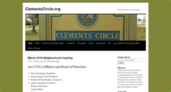 Desktop Screenshot of clementscircle.org