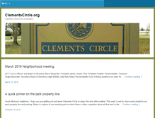 Tablet Screenshot of clementscircle.org
